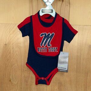 Infant Colosseum Ole Miss University of Mississippi Onesie and Bib